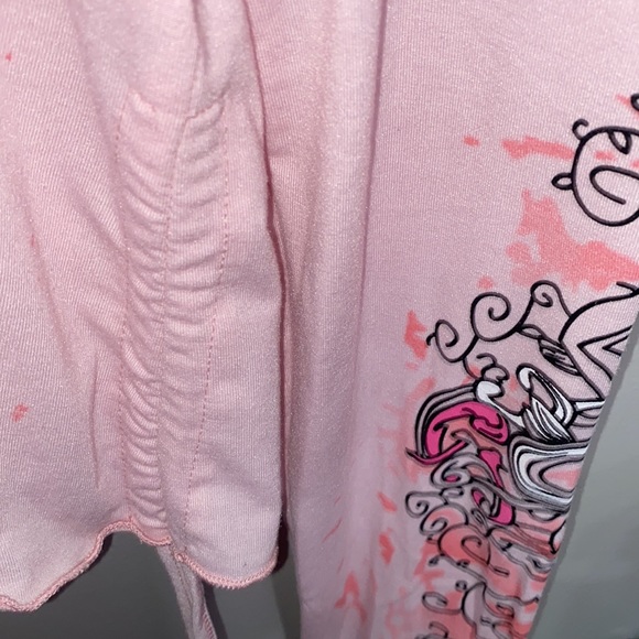 Longe sleeve graphic crop top - Picture 3 of 4